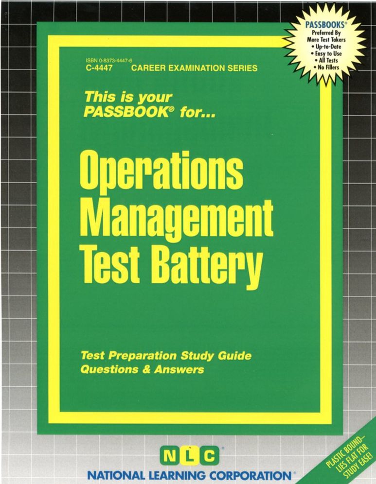 Operations Management Test Battery