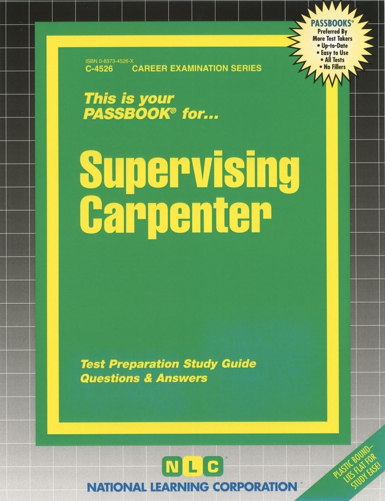 Supervising Carpenter