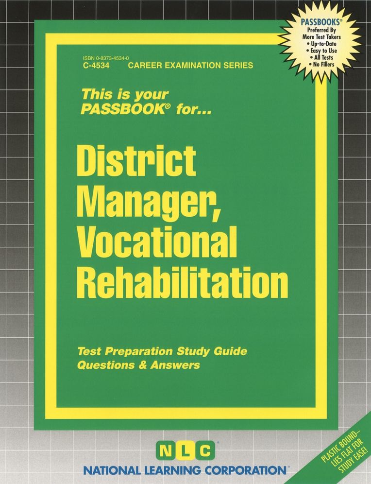 District Manager, Vocational Rehabilitation