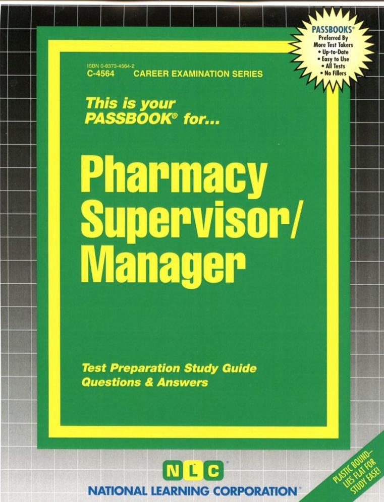 Pharmacy Supervisor/Manager