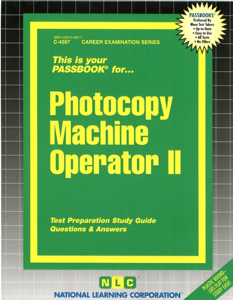 Photocopy Machine Operator II