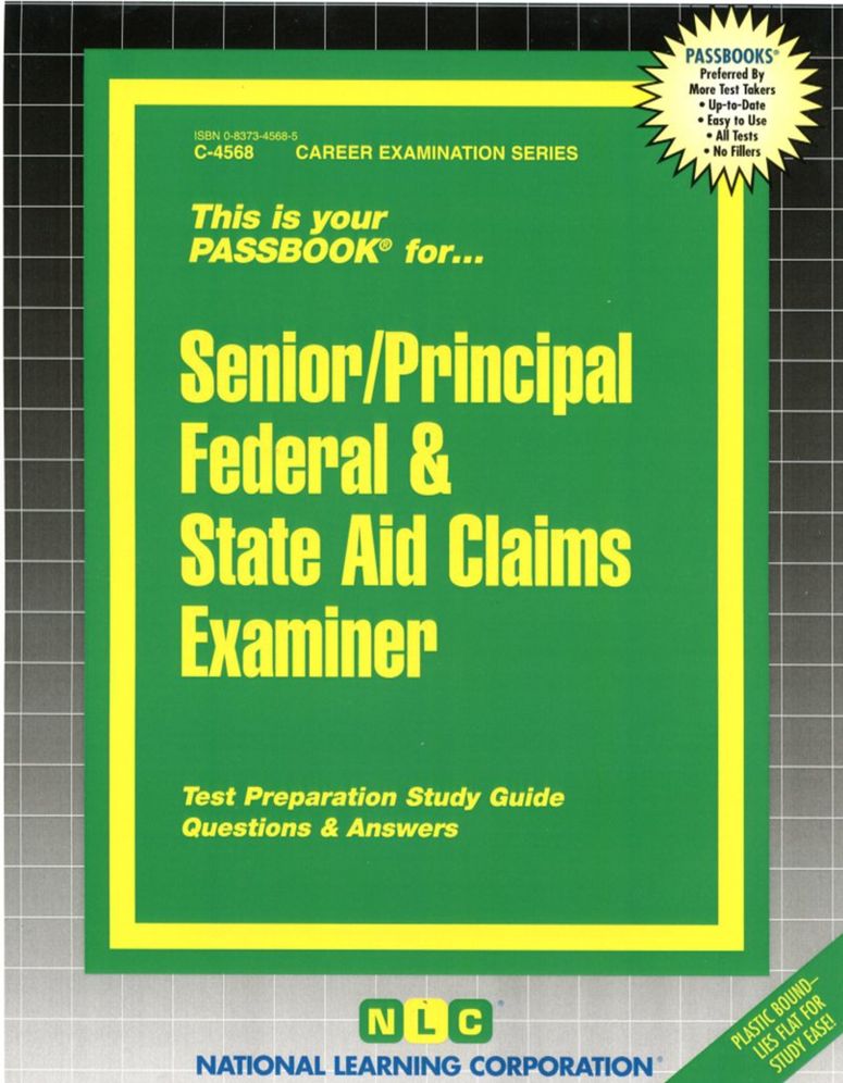 Senior/Principal Federal & State Aid Claims Examiner