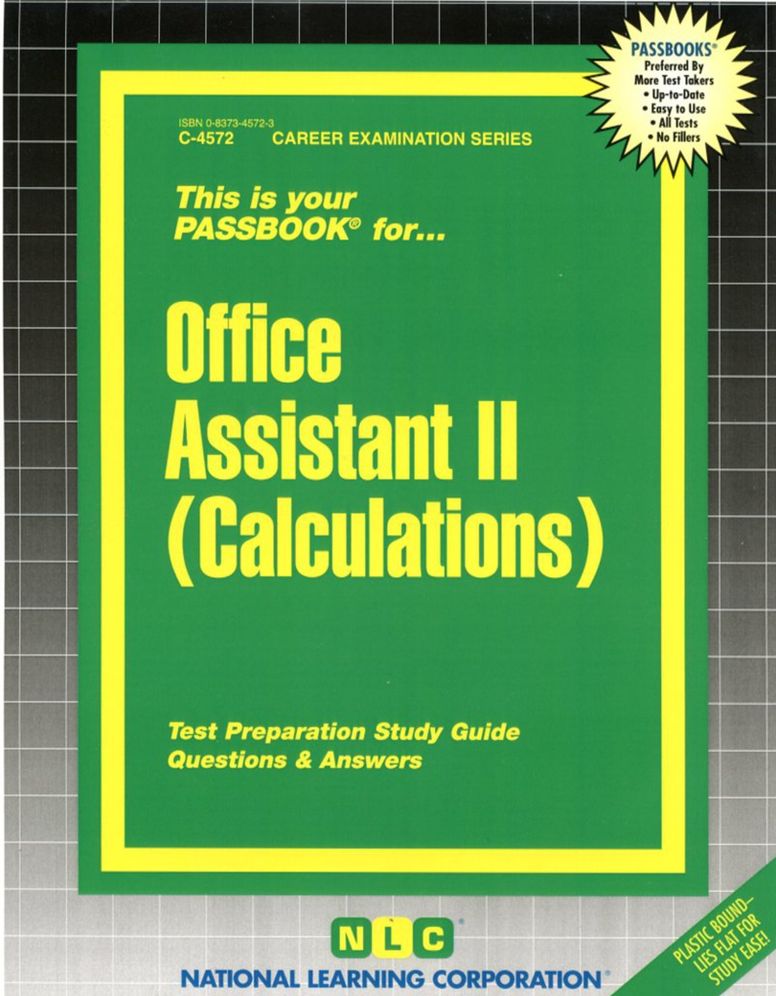 Office Assistant II (Calculations)