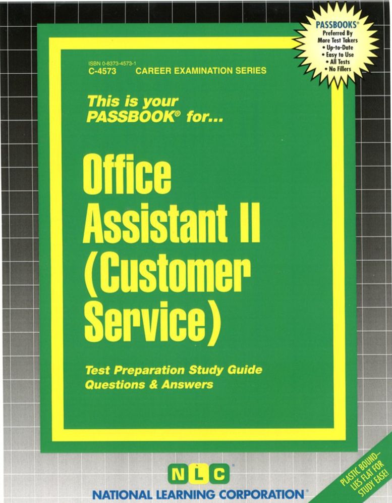 Office Assistant II (Customer Service)