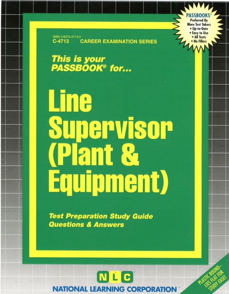 Line Supervisor (Plant & Equipment)