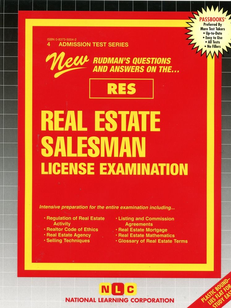 Real Estate Salesman License Examination