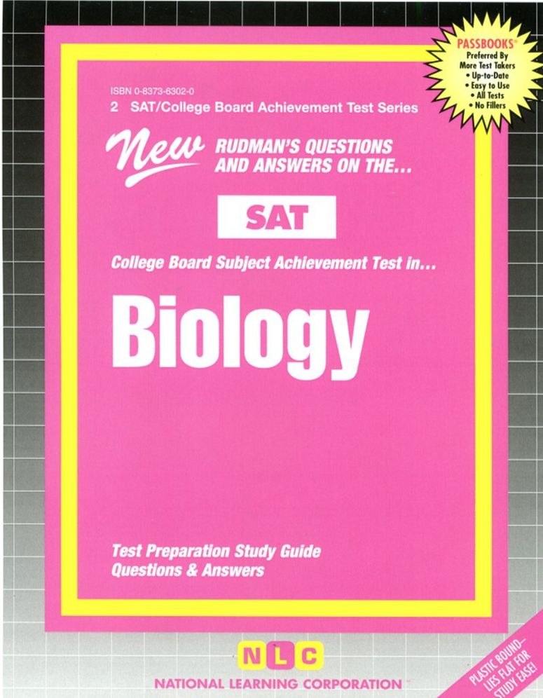 New Rudman's Questions and Answers on the SAT-II College Board Subject Achievement Test in Biology: Test Preparation Study Guide Questions and Answers (SAT II/College Board Achievement Test Series #2)