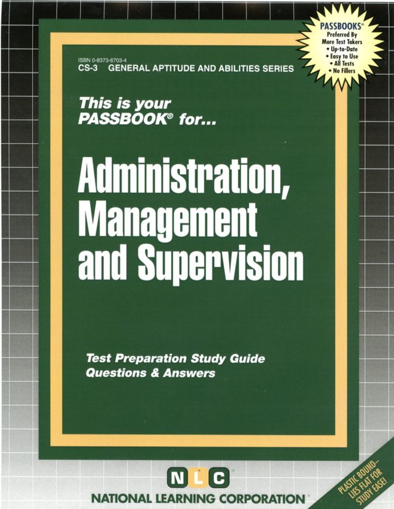 Civil Service Administration, Management and Supervision