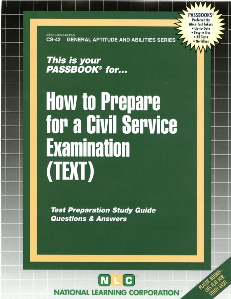 How to Prepare for a Civil Service Examination (Text)