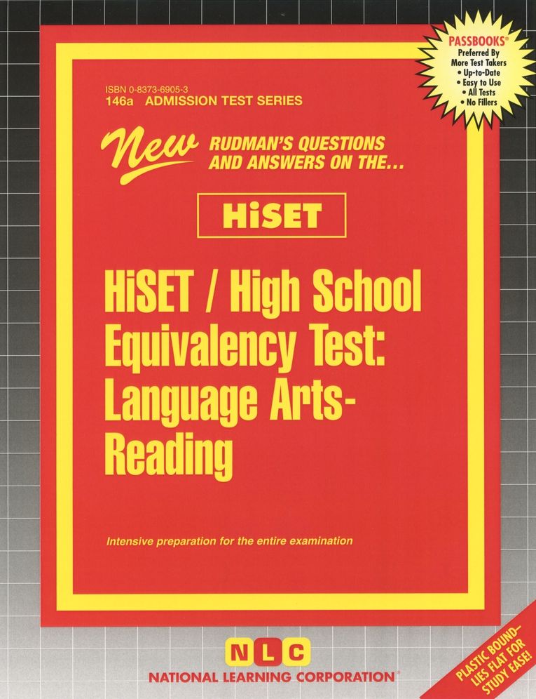 HiSET / High School Equivalency Test, Language Arts-Reading