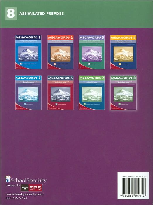 Megawords 8: Decoding, Spelling, and Understanding Multisyllabic Words - 8 Assimilated Prefixes