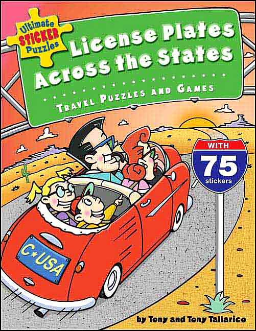 Ultimate Sticker Puzzles: License Plates Across the States:Travel Puzzles and Games!