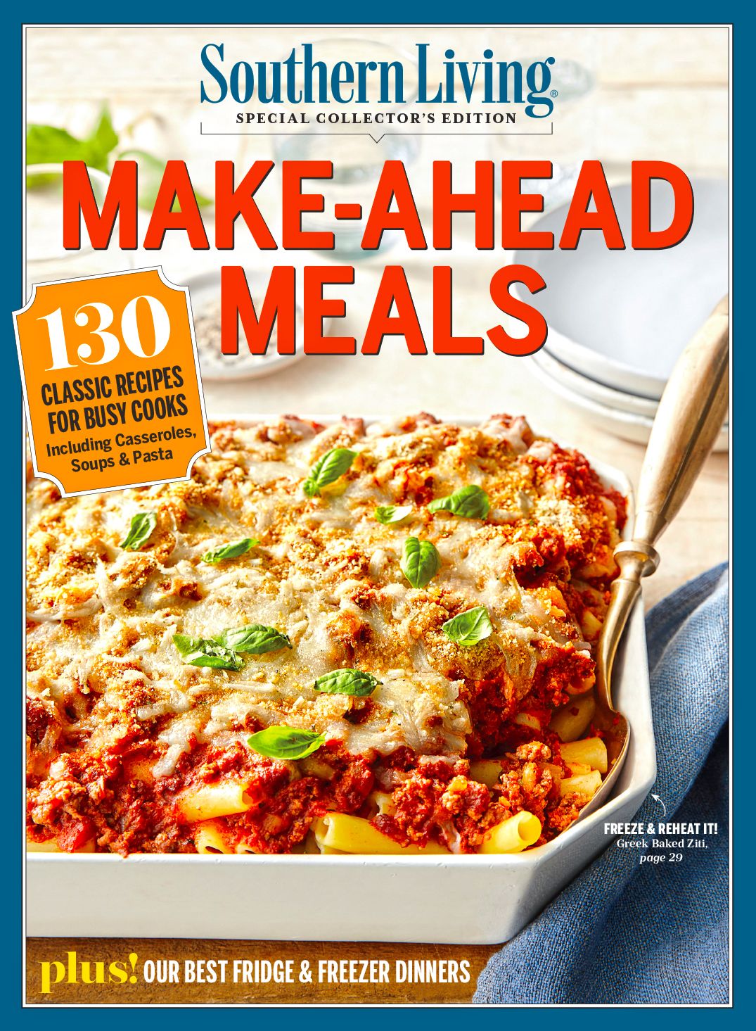 SOUTHERN LIVING Make-Ahead Meals: 130 Classic Recipes for Busy Cooks