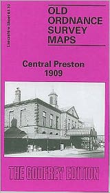 Central Preston 1909 Lancashire Sheet 61.10