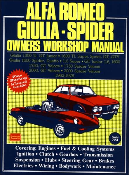 Alfa Romeo GiuliSpider AB WSM 1962-78