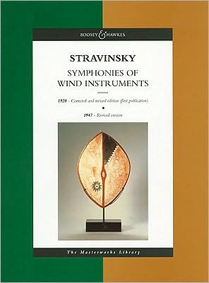 Stravinsky - Symphonies of Wind Instruments: The Masterworks Library (study score)