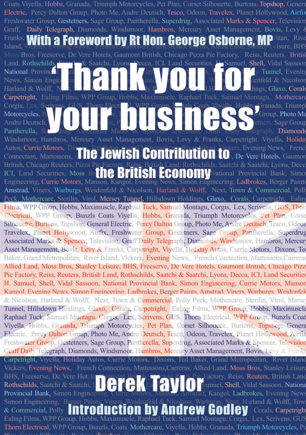 'Thank you for your business': "The Jewish Contribution to the British Economy, 1655-2012"