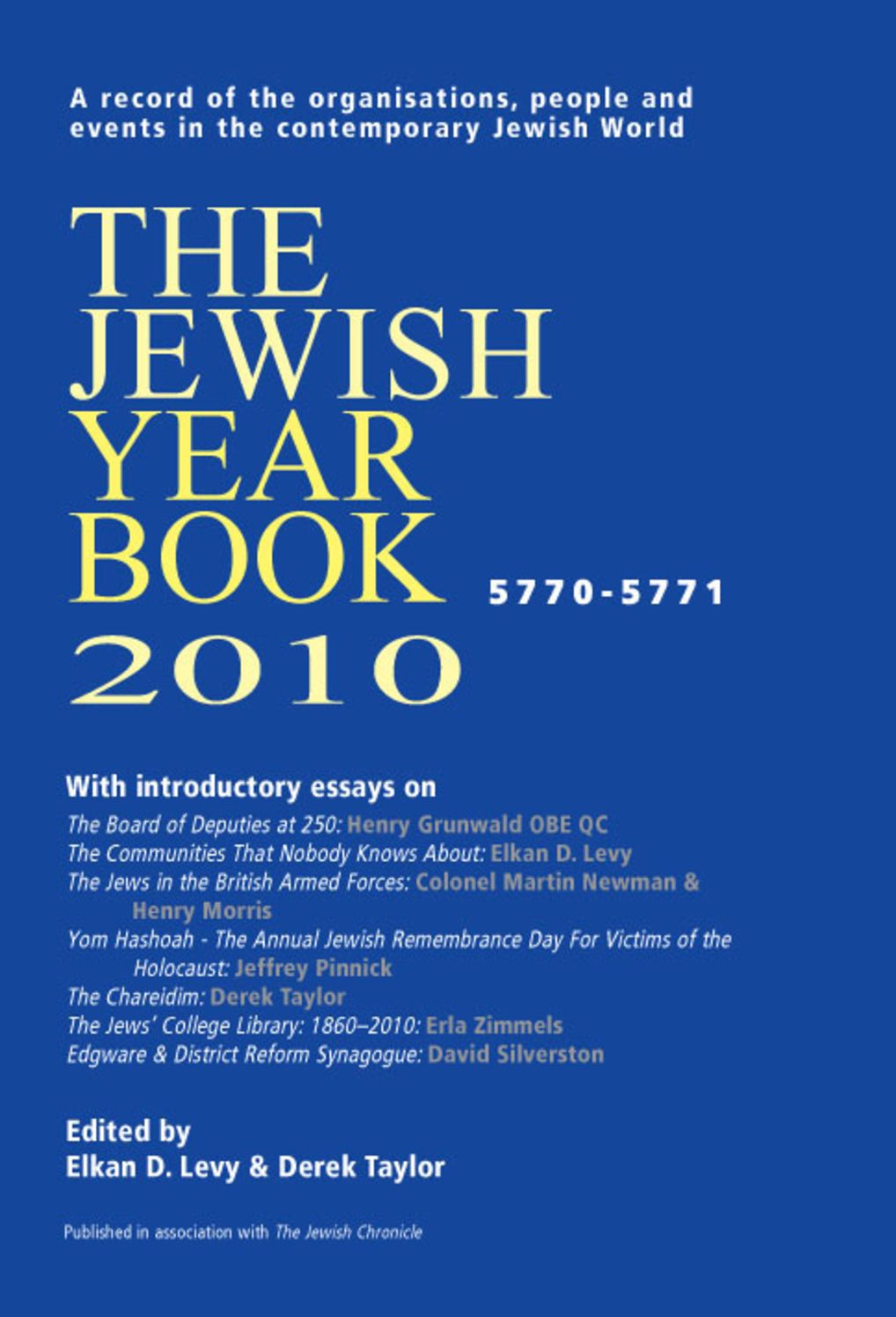Jewish Year Book 2010
