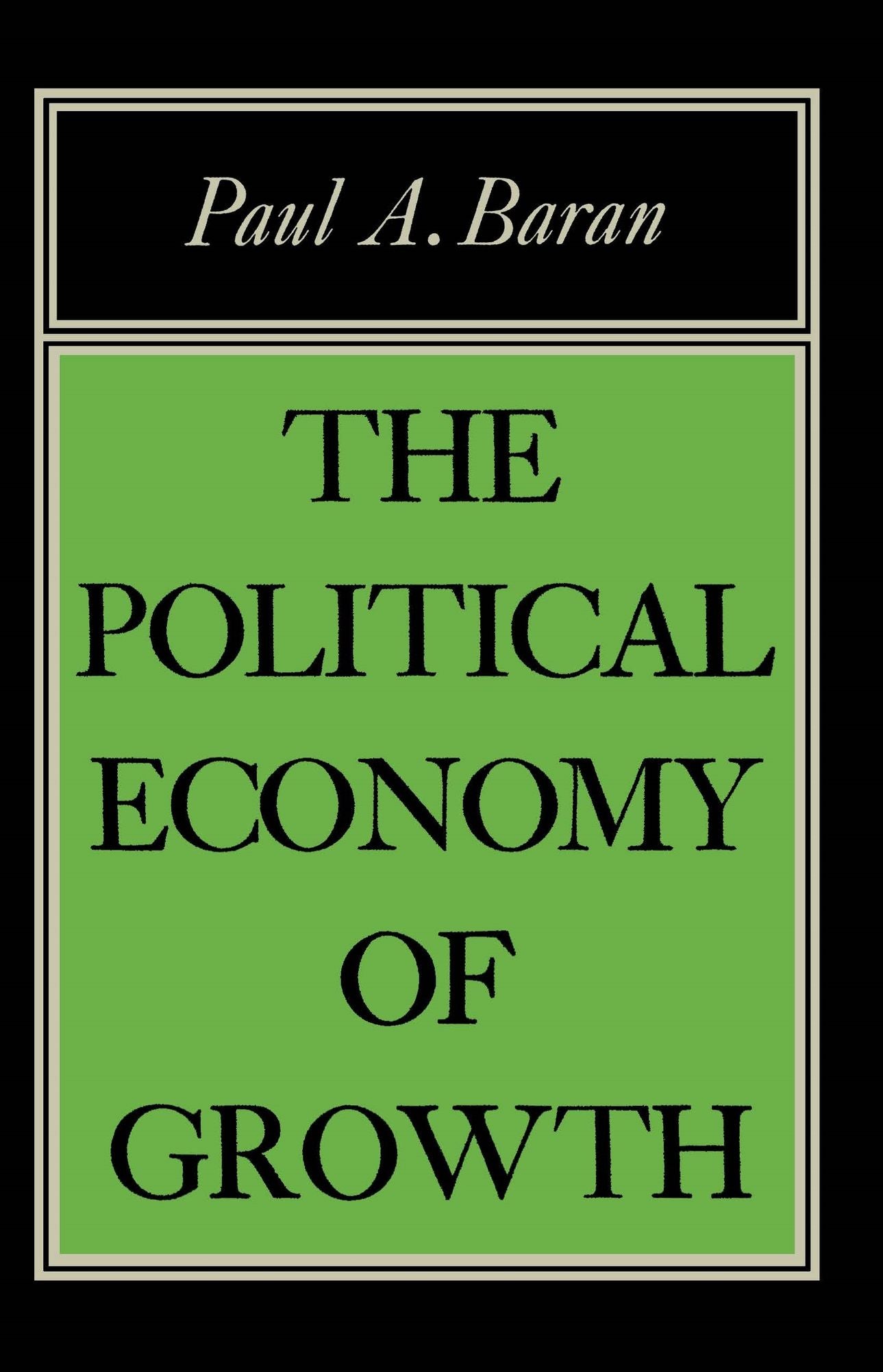 Political Economy Of Growth