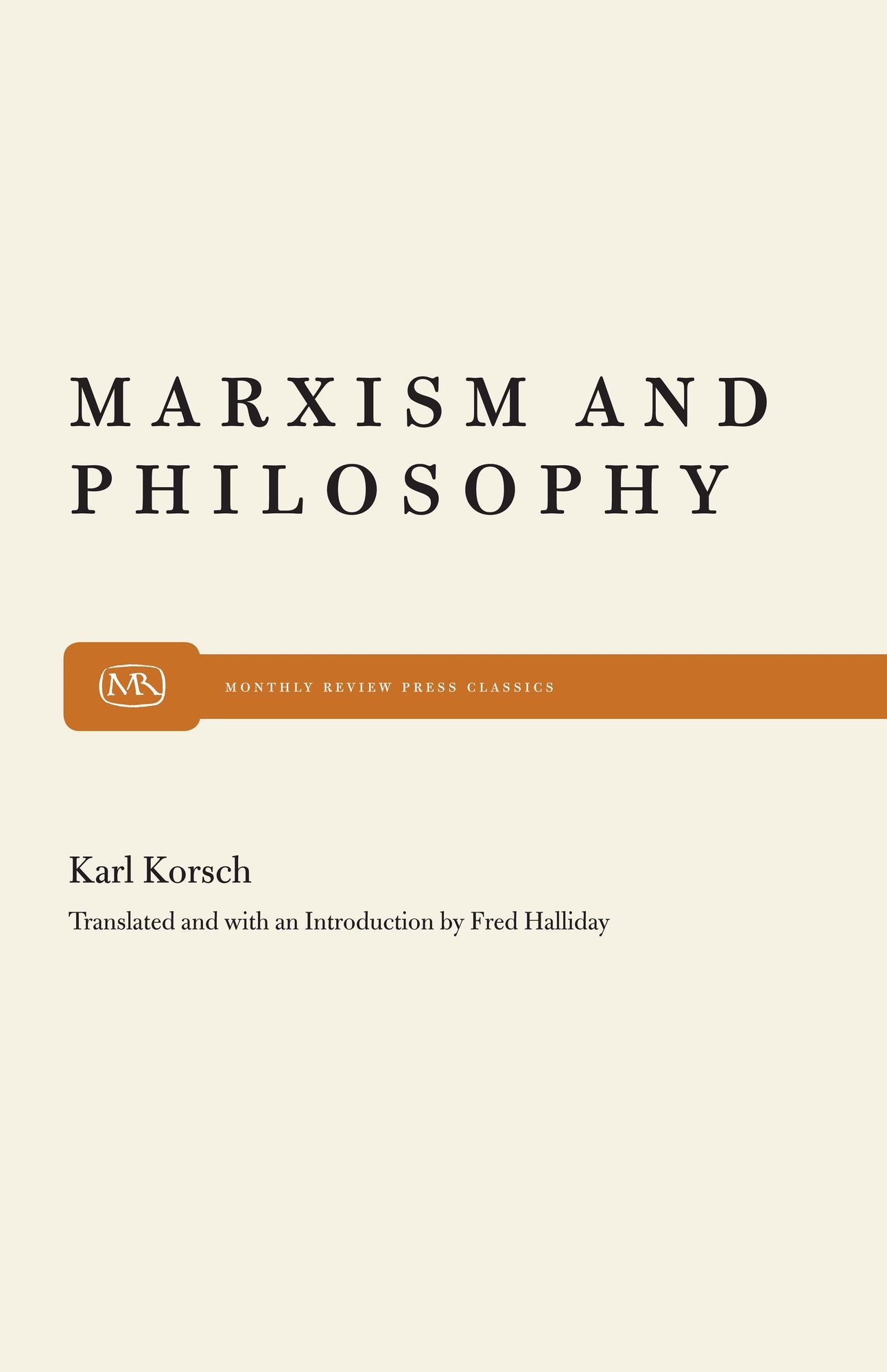 Marxism And Philosophy