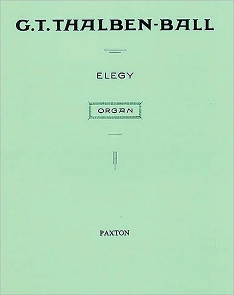 Elegy for Organ