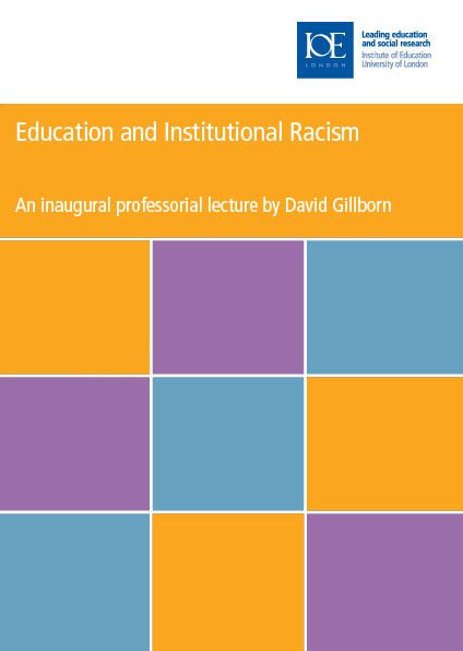 Education and Institutional Racism