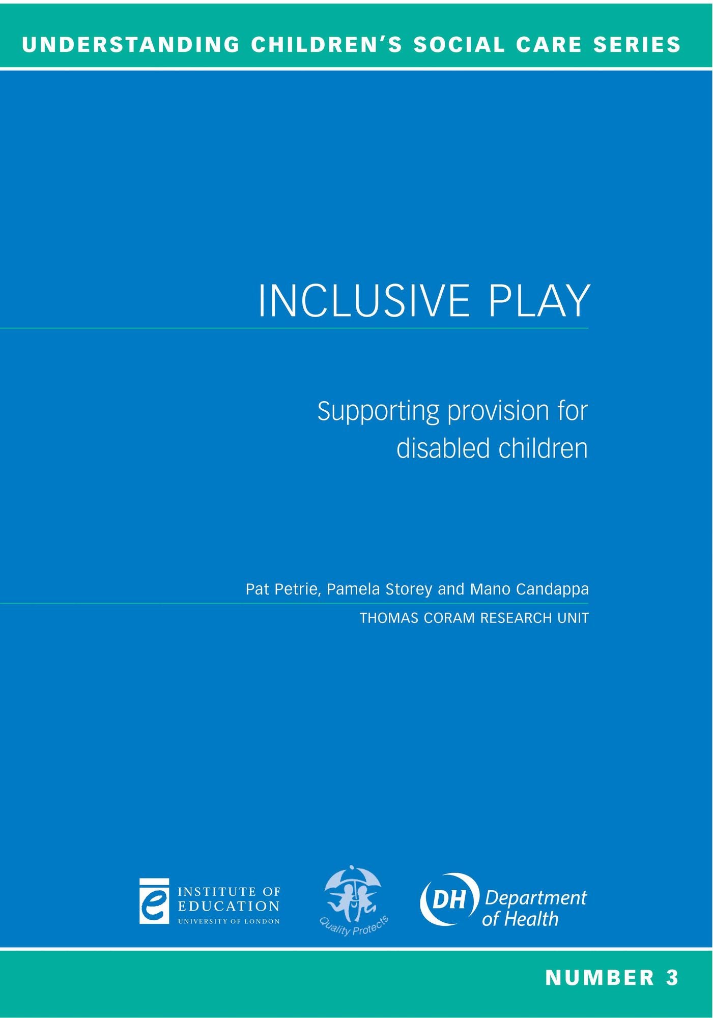 Inclusive Play: Supporting Provision for Disabled Children