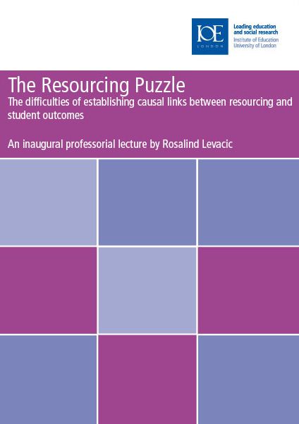 The Resourcing Puzzle: The Difficulties of Establishing Causal Links Between Resourcing and Student Outcomes