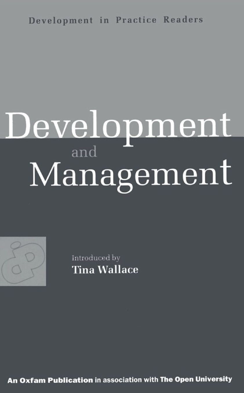 Development and Management: Experiences in Value-Based Conflict