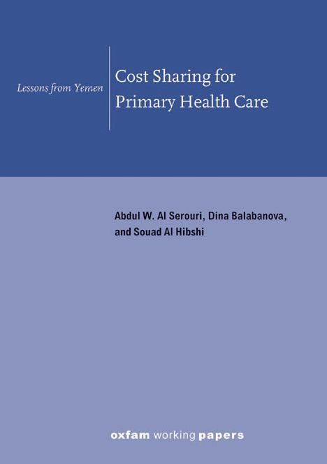 Cost Sharing for Primary Health Care: Lessons from Yemen