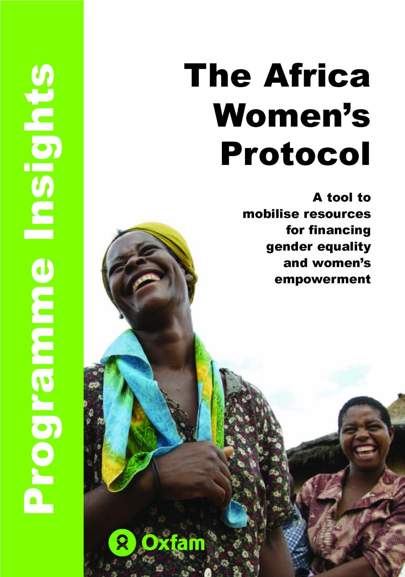 The African Women's Protocol: A Tool to Mobilise Resources for Financing Gender Equality and Women's Empowerment