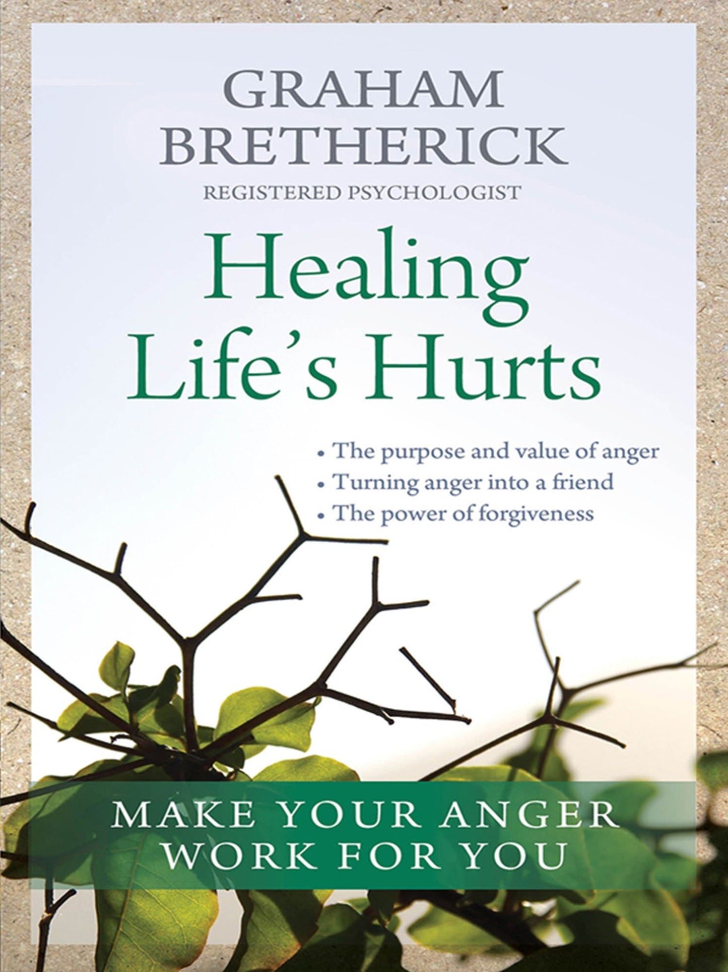 Healing Life's Hurts: Make your anger work for you