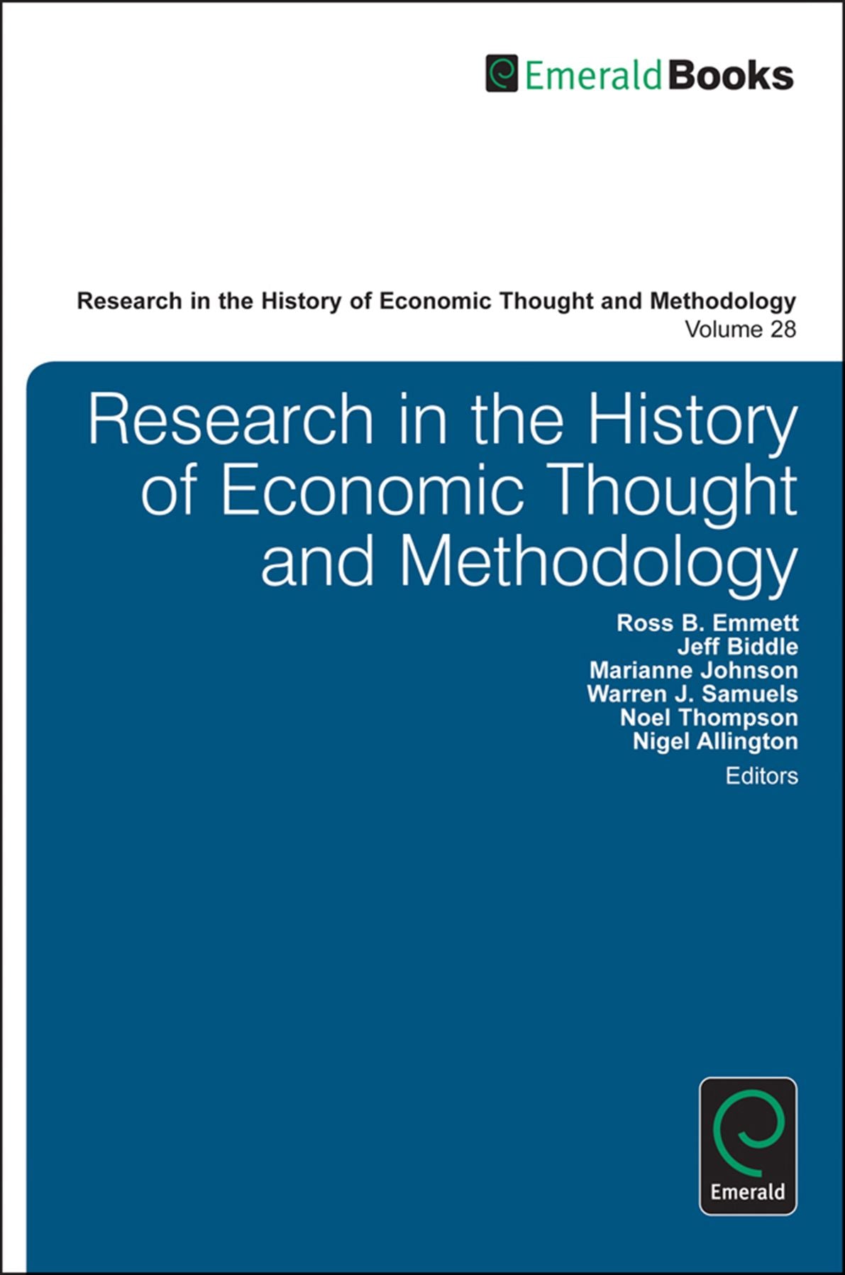 Research in the History of Economic Thought and Methodology - Covering Volumes 28A: 28B: 28C: