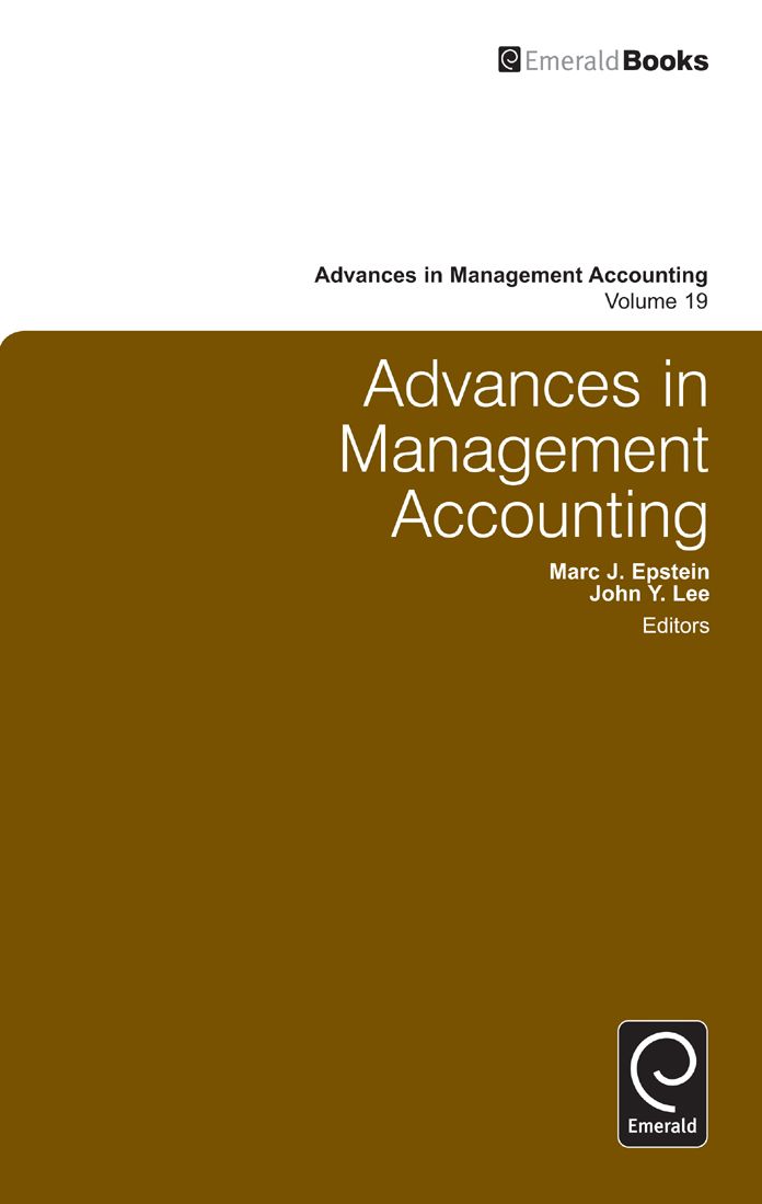 Advances in Management Accounting, Volume 19