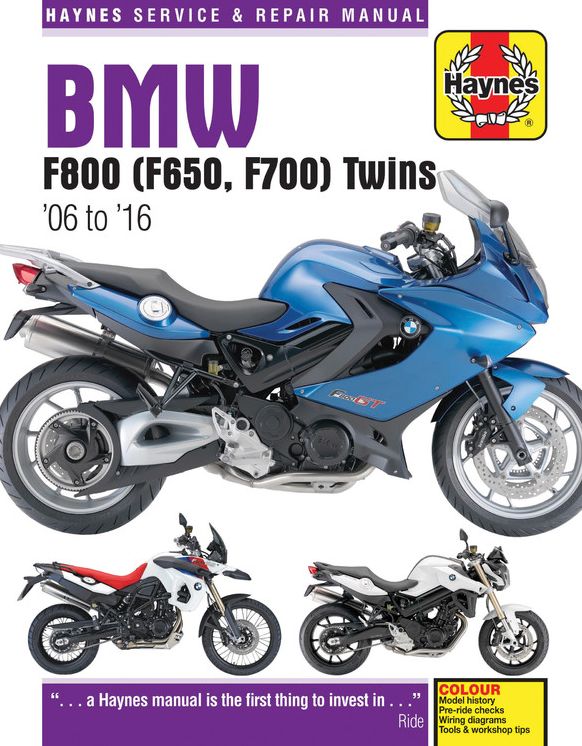 BMW F800 (F650, F700) Twins: '06 to '16