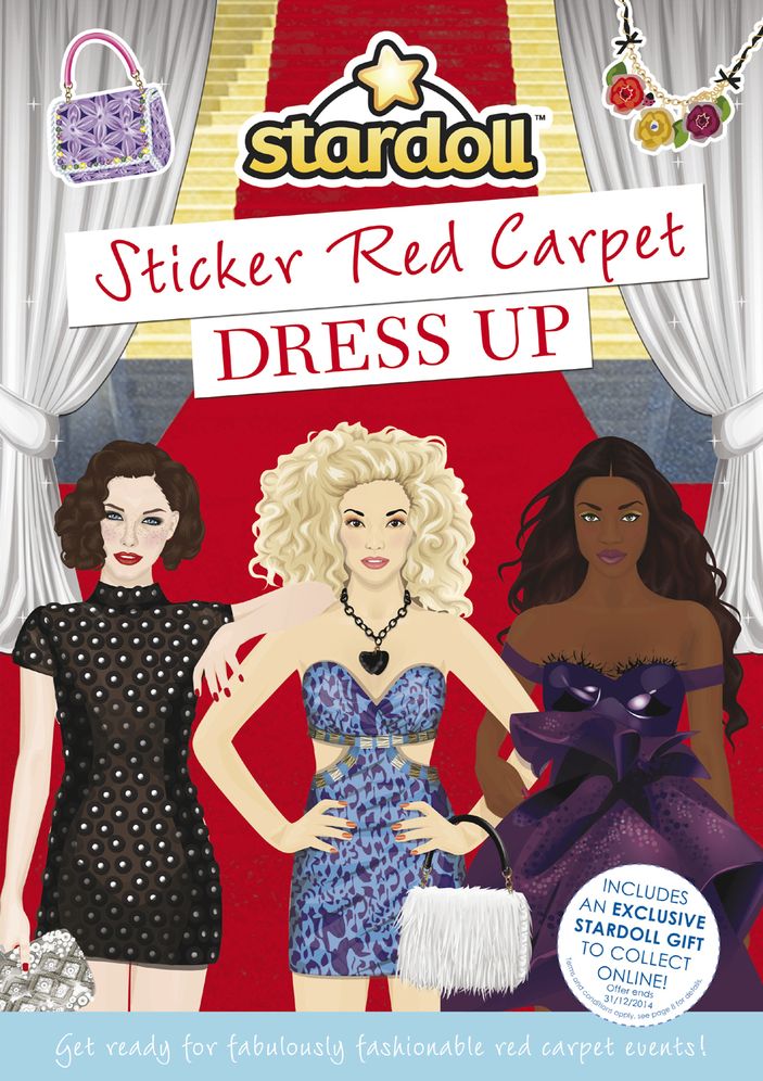 Sticker Red Carpet Dress Up (Stardoll Series)