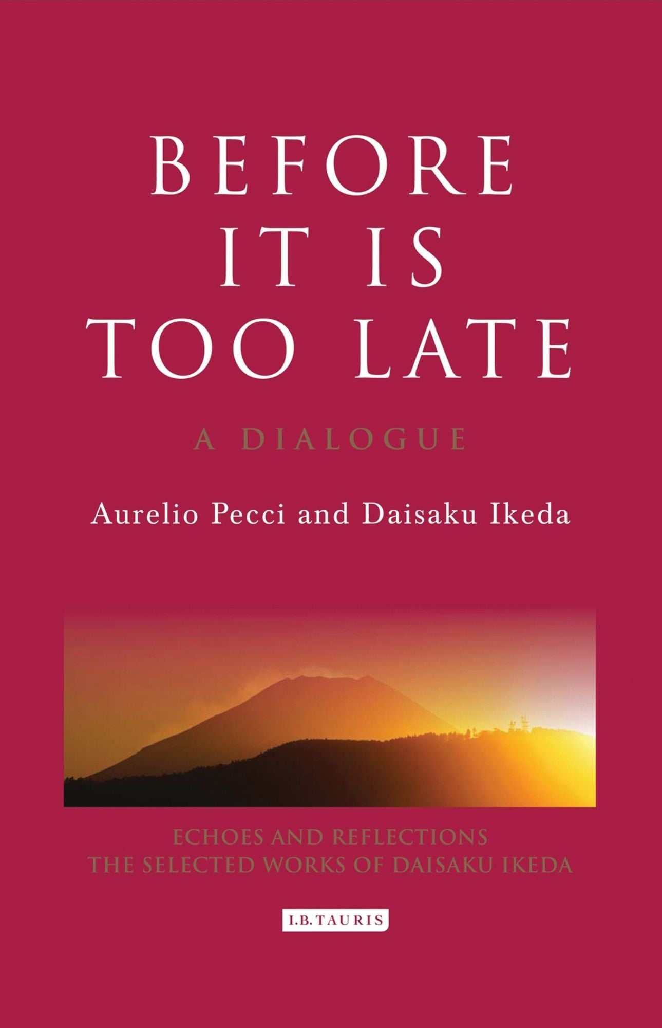Before it is Too Late: A Dialogue