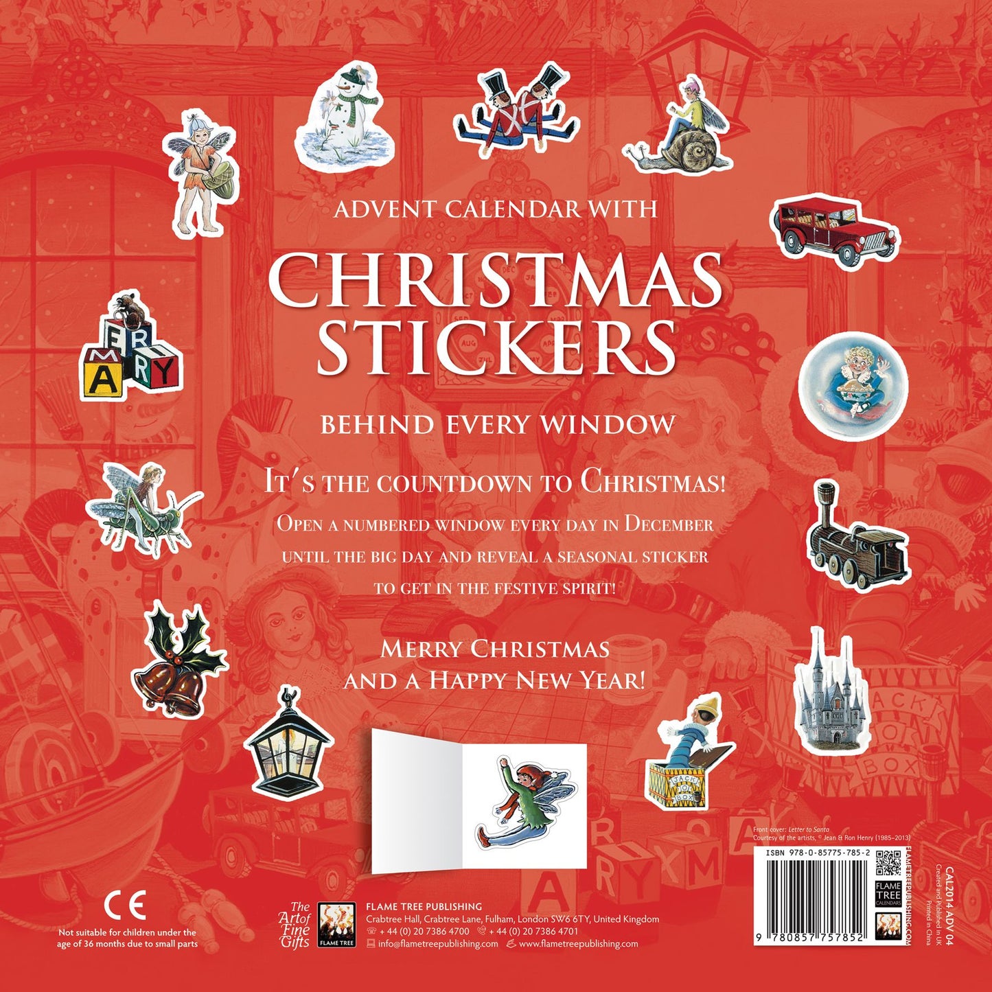 Letter to Santa Advent Calendar (with Stickers)