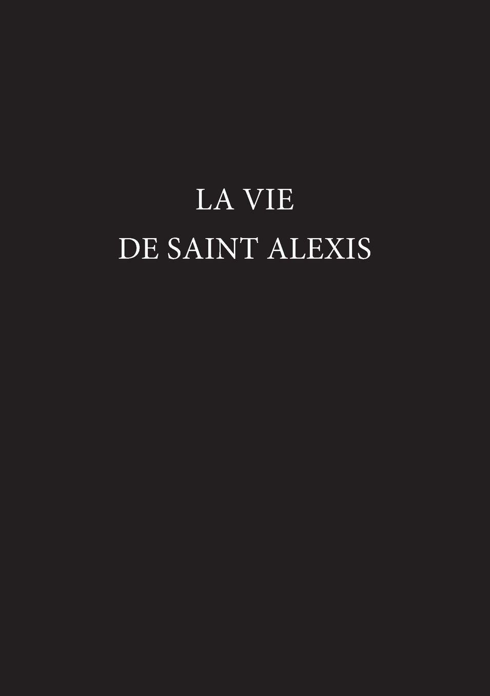 La Vie de Saint Alexis