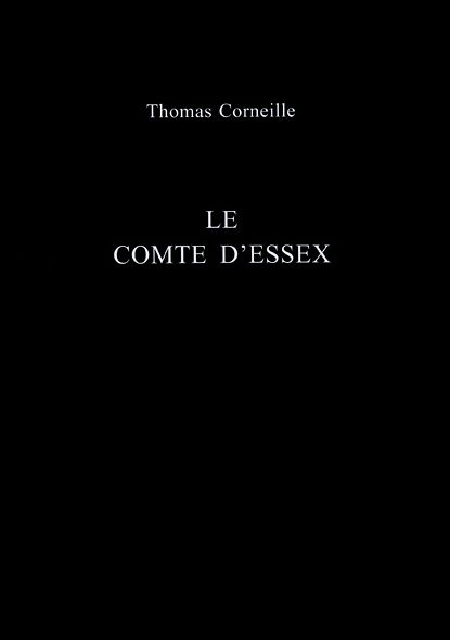 Le Comte D'essex