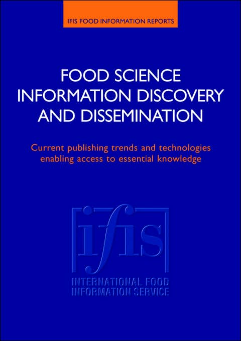 Food Science Information Discovery And Dissemination