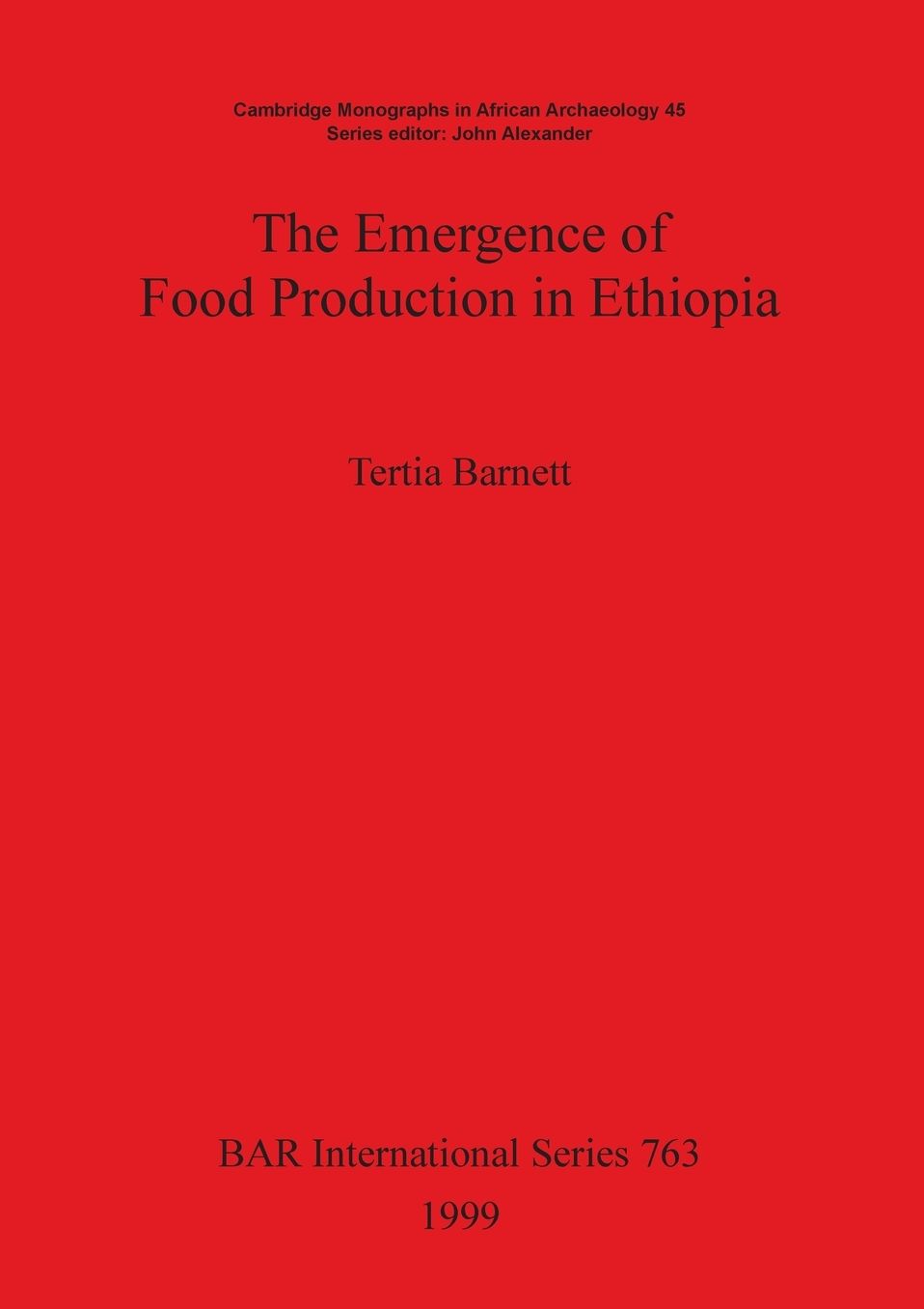 Emergence of Food Production in Ethiopia