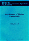 Acquisitions of Medals (1983-1987)
