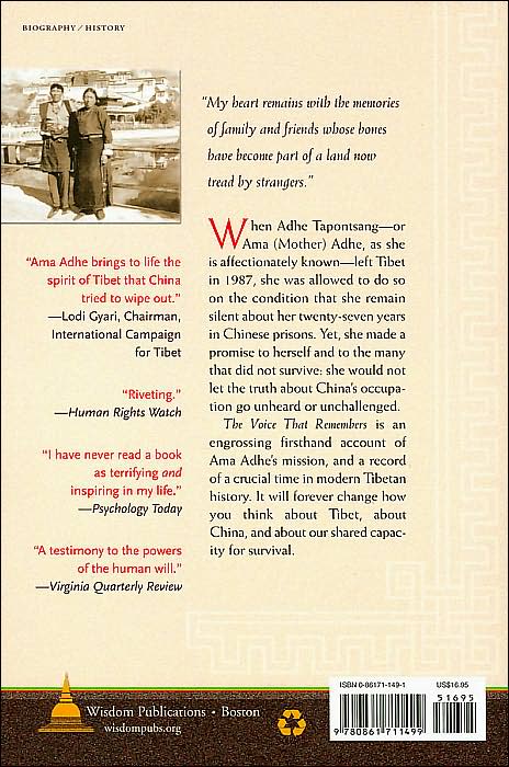 The Voice that Remembers: One Woman's Historic Fight to Free Tibet