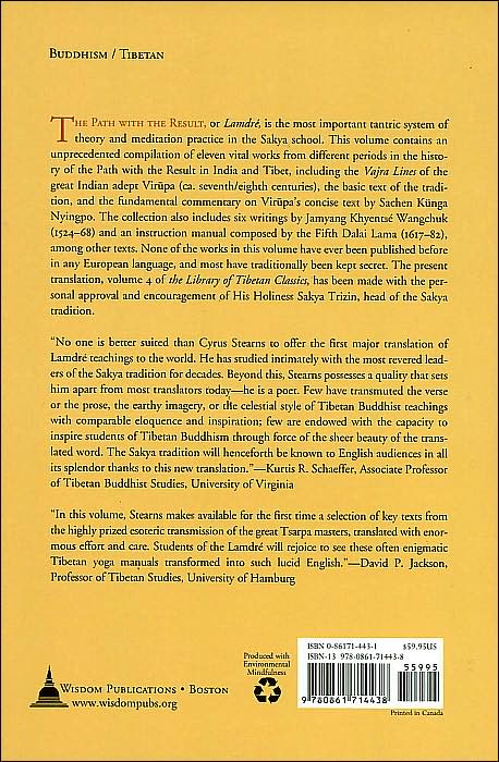 Taking the Result as the Path: Core Teachings of the Sakya Lamdre Tradition
