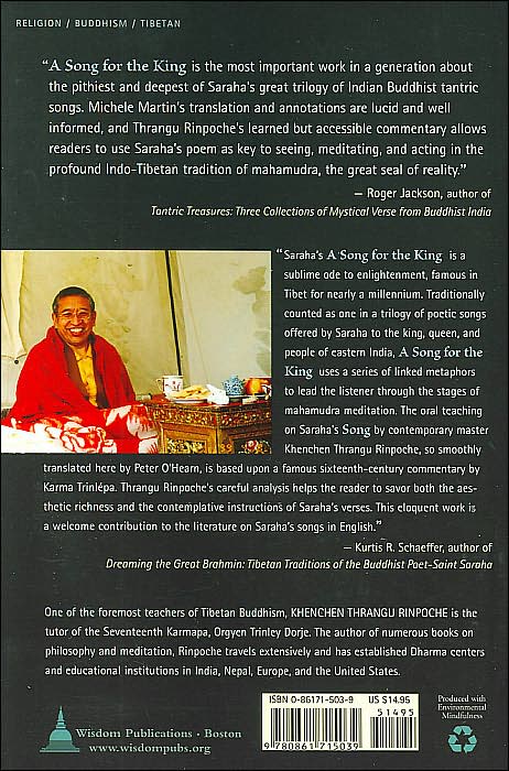 Song for the King: Saraha on Mahamudra Meditation