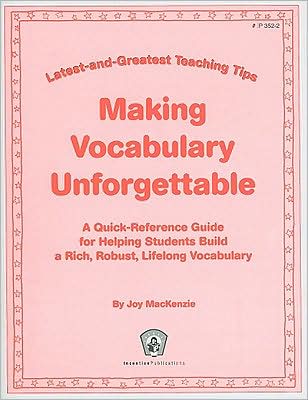 Making Vocabulary Unforgettable Planner