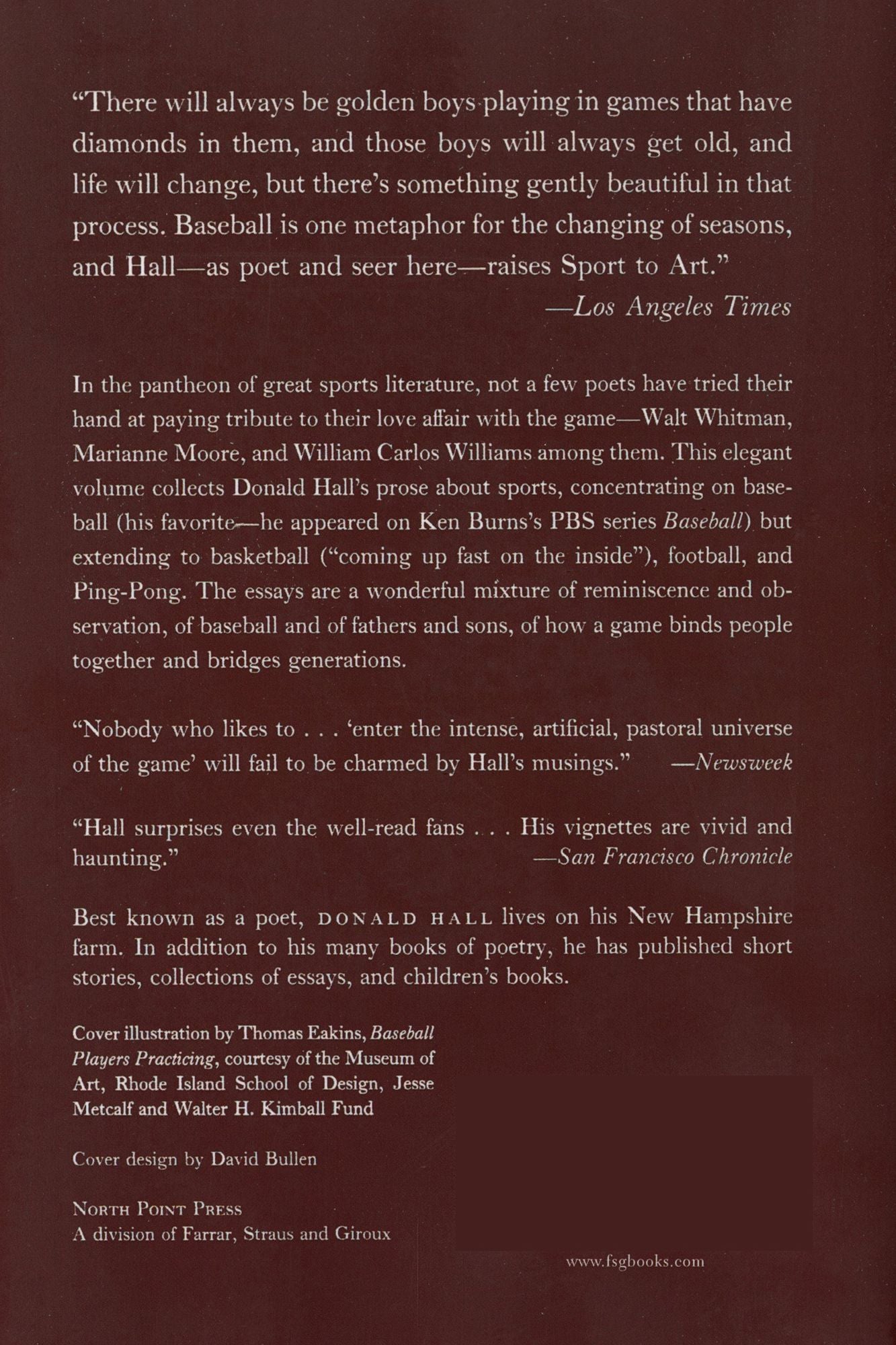Fathers Playing Catch with Sons: Essays on Sport (Mostly Baseball)