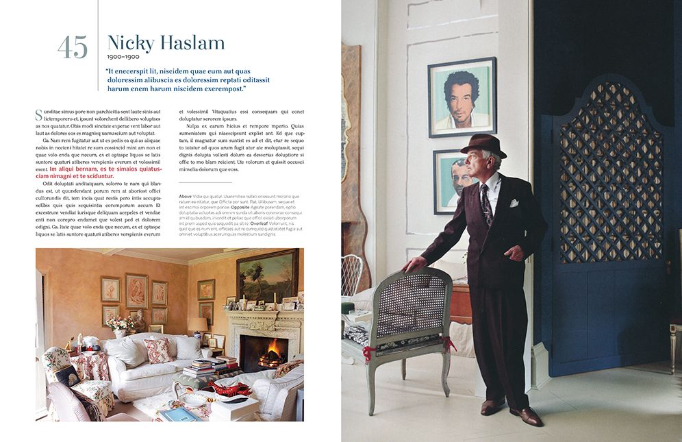 Inspired Design: The 100 Most Important Interior Designers of the Past 100 Years