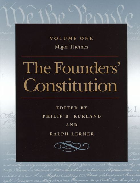 The Founders' Constitution Vol 1